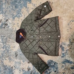 Boy's toddler polo ralph lauren jacket size 2t forest green